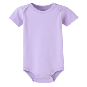 Pyjamas en coton 100 % pour bébés garçons et filles, barboteuses d'été à manches courtes avec fermeture boutonnée, combinaison nouveau-né très vendue - Product Image 6