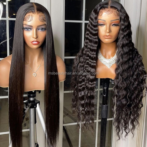 250 Density 13x4 Lace <b>Front</b> <b>Wigs</b> Human Hair Raw Virgin Brazilian 40 Inch Curly Deep Wave Glueless <b>Wig</b> 13x6 HD Lace Frontal <b>Wigs</b> - Product Image 5