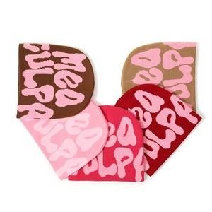 Bonnet d'Hiver Tricoté <span class=keywords><strong>Jacquard</strong></span> Personnalisé en Gros avec Impression Intégrale Design « Mea Culpa Y2K », Bonnet Sans Revers pour la Plage - Product Image 4