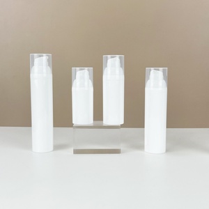 High Quality Wholesale White 30ml 50ml 60ml 80ml 100ml Cosmetic Serum Airless <b>Pump</b> <b>Bottle</b> for Skincare - Product Image 4
