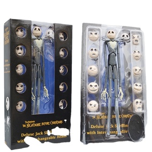Figura de acción de PVC de Jack Esqueleto Espeluznante para Halloween y Navidad, modelo de juguete decorativo personalizado para el hogar - Product Image 1