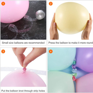 Arche d'accessoires <span class=keywords><strong>de</strong></span> ballons pour cérémonie, en plastique, chaîne, décor <span class=keywords><strong>de</strong></span> fête d'anniversaire, <span class=keywords><strong>de</strong></span> mariage, fournitures <span class=keywords><strong>de</strong></span> décoration, 5m, 1 pièce - Product Image 6