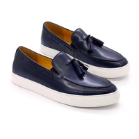 Printemps automne hommes chaussures en cuir de vache décontractées glands classiques Slip on mocassins chaussures faites à la main chaussures de Skateboard de Style marche