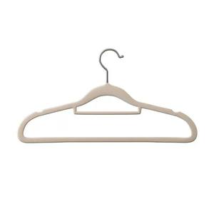 Perchas para ropa con revestimiento flocado, antideslizantes, que no dejan marcas, aptas para uso doméstico, organizadas por profesionales, para ropa de adultos - Product Image 1