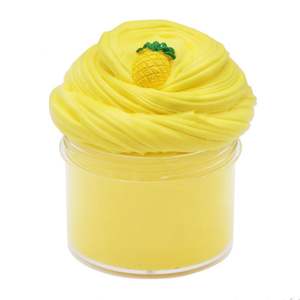 Tendance haute qualité multicolore bricolage ananas coton soie Slime Kit éducatif enfant pâte à modeler Slime jouets vente chaude pour garçons - Product Image 1