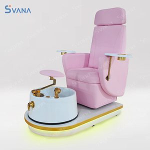 เก้าอี้สปาเท้าแบบไร้ท่อเก้าอี้ทำเล็บเท้าแบบปรับสีได้ทันสมัย - Product Image 1