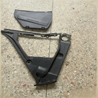Pièces décoratives d'occasion ZMR noires pour compartiment moteur GTR R35, batterie, pompe ABS, garnitures supérieures et inférieures, panneaux de recouvrement