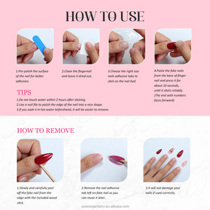 <span class=keywords><strong>Uñas</strong></span> Postizas de Alta Calidad con Diseño de Corazón Rojo, Hechas a Mano, Cobertura Completa, Forma Cuadrada, <span class=keywords><strong>Uñas</strong></span> Postizas Largas Tipo Ataúd - Product Image 6