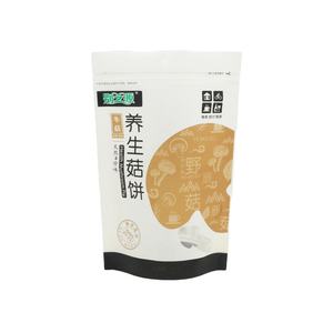 Santé <span class=keywords><strong>Champignon</strong></span> Tarte Kraft Papier Stand up Ziplock Avec Fond Gousset Film Sacs Biodégradables Sacs Application pour Alimentaire Personnalisé - Product Image 1