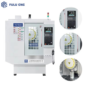 Mini fresadora de torno <span class=keywords><strong>CNC</strong></span> de un solo husillo, centro de mecanizado de lecho inclinado Vertical para máquina herramienta de Metal VMC Mini VMC, 2 unidades - Product Image 4