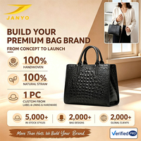 Sac à main carré en cuir PU gaufré effet croco noir, avec poignées épaisses, grande capacité, pour femme – Vente chaude
