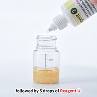 Kit de Prueba de Oxígeno Disuelto 2-10mg/L, Medidor Portátil de OD para Acuicultura y Aguas Residuales, 120 Pruebas, Certificado CE/MSDS
