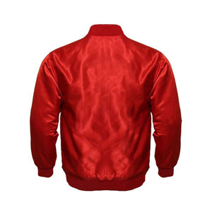 Veste en satin brillant de style urbain, coupe moderne, vêtement d'extérieur tendance, logo personnalisé, prix de gros, fabricant - Product Image 2
