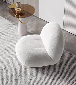 हल्के लक्जरी सरल घर नेटवर्क लाल आरामदायक सिंडी कुर्सी क्लाउड कुर्सी मेमने वेवेट सिंगल अवकाश कुर्सी लाइट लक्जरी सोफा - Product Image 4