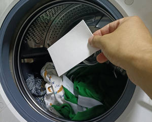 OEM منظفات الغسيل ملاءات ملاءات ايكو ودية البلاستيك شحن الصفر المنظفات النفايات القابلة للتحلل و إعادة التدوير المنزلية - Product Image 4