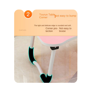 <strong>Adjustable</strong> Wooden Portable Folding Metal <strong>Computer</strong> <strong>Table</strong> Hot Sale Convertible Laptop <strong>Desk</strong> Drawer Handle for Home Office Office - Product Image 3