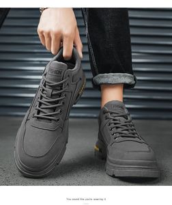 Zapatos Casuales de Alta Calidad para Hombre, Cómodos, de Corte Bajo, Fáciles de Combinar, Resistentes al Desgaste, con Suela Dura, Estilo Deportivo para Caminar - Product Image 5