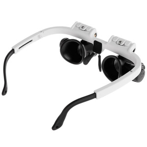 YUHON Usine En Gros 8x 23x LED Écran Loupe Portant Des Lunettes Type Montre Maintenance Inspection Identification Fait ABS 1 - Product Image 2