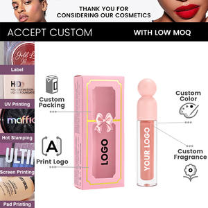 للبيع بالجملة ملمع شفاه أساس فاخر مخصص بالجملة ملمع شفاه عالي الجودة ملمع شفاه نيود لامع علامة تجارية خاصة - Product Image 4