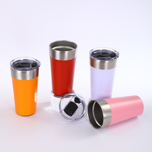 2026 New Insulated Stainless Steel Travel Beer Mug 20oz With Built in Bottle Opener Outdoor Brazil Double Wall Tumbler - Product Image 1