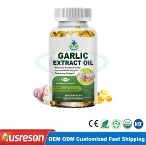 Cápsulas de gel blando de aceite de ajo Ausreson mejoran el suplemento del sistema inmunológico cápsulas de gel blando de aceite de ajo - Product Image 2