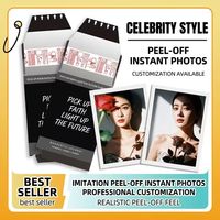 Cartes photo style Instax pour jeux d'anime, personnalisées en usine, haute qualité, type Polaroid, petite quantité minimale de commande prise en charge