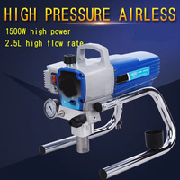 Pistolet de pulvérisation électrique professionnel haute tension sans air pour peinture au latex domestique DIY, 3000 PSI, capacité de la cuve 2 L