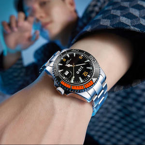 Reloj <span class=keywords><strong>de</strong></span> marca Quarter Orange para hombre, reloj no mecánico <span class=keywords><strong>de</strong></span> cuarzo automático deportivo <span class=keywords><strong>de</strong></span> ocio <span class=keywords><strong>de</strong></span> alto nivel <span class=keywords><strong>de</strong></span> apariencia para hombre - Product Image 4