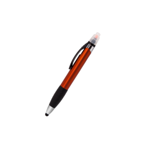 Promoción de plástico barato lápiz resaltador pluma teléfono pantalla táctil doble punta de Color pluma - Product Image 2