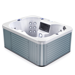 Lovia 4 6คน hottub hidromasaje อ่างน้ำวนกลางแจ้งสปานวดสปาพร้อมฟังก์ชัน jakuzi สำหรับสวน - Product Image 3