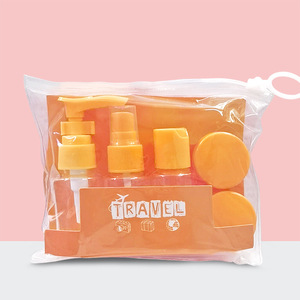 Cross-border travel cosmetic refill bottle 6-piece <b>set</b>, portable <b>spray</b> lotion pump bottle for travel - Product Image 4
