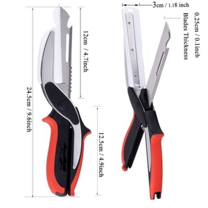 Forbici multifunzione per alimenti con forbici 2 in 1 per casa rimovibili forbici in acciaio inossidabile da esterno per la casa. - Product Image 5