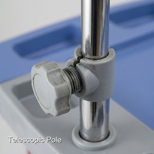 Carrello Medico Ergonomico Keling Stile Crash Cart, Dotato di Tavola CPR e Ripiano per Defibrillatore, per Uso in Pronto Soccorso - Product Image 4