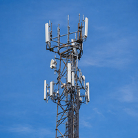 Tour monopôle polygonale en acier galvanisé à chaud certifiée CE 40M pour antenne radio-télévision FM et télécommunications à haut mât