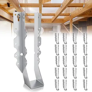 Support de poutre 2 po x 6 po, calibre 18, à double cisaillement, fixation frontale <span class=keywords><strong>pour</strong></span> bois et plancher - Product Image 6