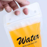 Impression en héliogravure transparente pour emballage plastique, boissons, jus, thé, vodka, eau minérale, sachet thermoscellable, qualité alimentaire liquide