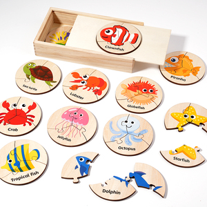 Tùy Chỉnh Bằng Gỗ Nhận thức Đồ Chơi Tiếng Anh Học Tập Thẻ <span class=keywords><strong>Flash</strong></span> Cho Trẻ Mới Biết Đi 2 Để 4 Năm Giáo Dục In Ấn - Product Image 5