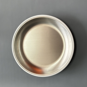 Vaisselle à manger ronde pour enfants Vaisselle à dîner pour enfants mignonne Vaisselle sans BPA <span class=keywords><strong>Fine</strong></span> Assiette pour bébé en <span class=keywords><strong>acier</strong></span> inoxydable 304 avec aspiration 304 - Product Image 1
