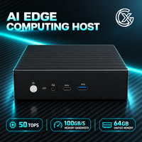 Port USB Type-C 50 TOPS AI Compute AI Edge Computing Host Komputer Edge yang Tangguh untuk Ritel Cerdas