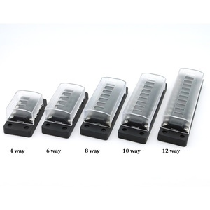 Bloc de fusibles à lame 10 voies pour entrées et sorties, support de fusibles pour fusibles ATC/ATS/287/257 pour automobile, camion, bateau, marine, camping-car - Product Image 6