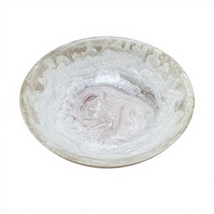 Factory Wholesale Resin Salad Bowl Customized Dinnerware Serving Platters High Quality Acrylic Fruit Bowl Home Hotel Restaurant - Product Image 1
