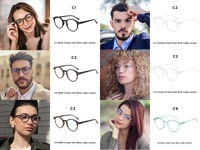 Nouvelles Lunettes de Lecture Anti-Lumière Bleue Rétro Tendance 2025, Monture Légère en PC, Dioptrie Presbyte de 0 à 4.0 pour Hommes et Femmes