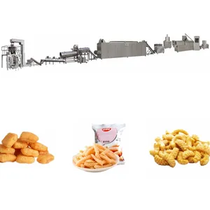 Puff snack food extruder machine corn puff snacks food making extrusion machinery equipment factory price