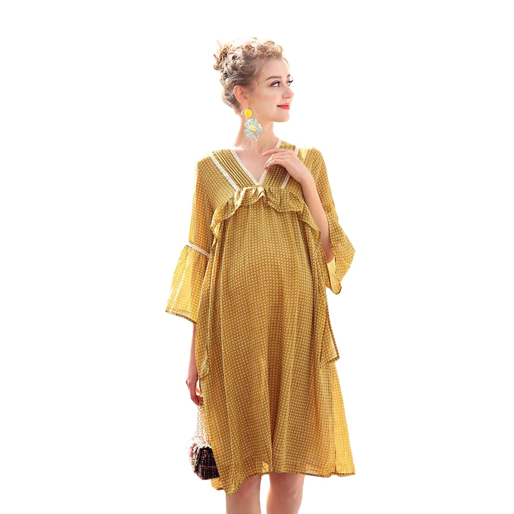 Wholesale short chiffon maternity dress For Relaxed And Laid Back Styles -  Alibaba.com