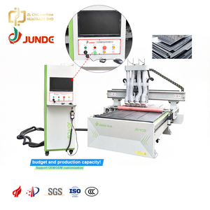Máquina CNC de Fresado/Perforación/Chamferado de 3 Ejes JUNDE JD-YC8 de 3m y 32.5KW para Aluminio/Madera/PVC con Abrazadera Neumática - Product Image 1