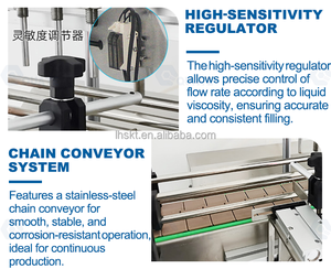 Machine de remplissage de liquides de table pour l'huile de noisette, l'huile de <span class=keywords><strong>romarin</strong></span>, machine de remplissage de liquides, machine de mise en bouteille - Product Image 6