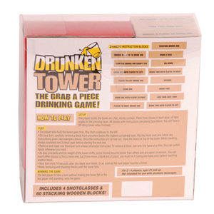Juegos de Fiesta, Torre de Bebidas con <span class=keywords><strong>Juego</strong></span> de Vasos de Chupito, Juegos de Construcción con Bloques, Juegos de Beber para Adultos - Product Image 2