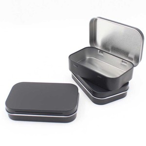 Hộp thiếc tái chế hình vuông, in nổi logo, dùng đựng kẹo, thực phẩm, trà, đường, đồ ăn nhẹ, kẹo cao su - Product Image 4