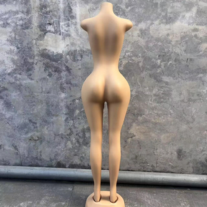 Mannequins Féminins Adultes Corps Entier Grande Taille Hanches & Poitrine, Mannequins Plastiques pour Présentation de Vêtements à Vendre - Product Image 3