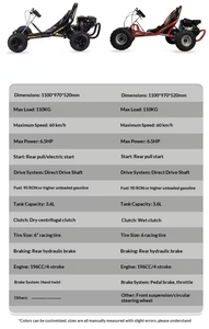 Kart a Pedales <span class=keywords><strong>de</strong></span> 4 Tiempos con Certificación EPA, Kart Todoterreno para Adultos, Entretenimiento al Aire Libre, Kart <span class=keywords><strong>de</strong></span> Carreras para Dunas <span class=keywords><strong>de</strong></span> Arena Australianas, Rueda Trasera - Product Image 3